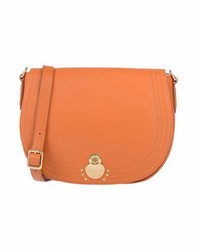 Longchamp Woman Cross-body bag Orange Lambskin Cover