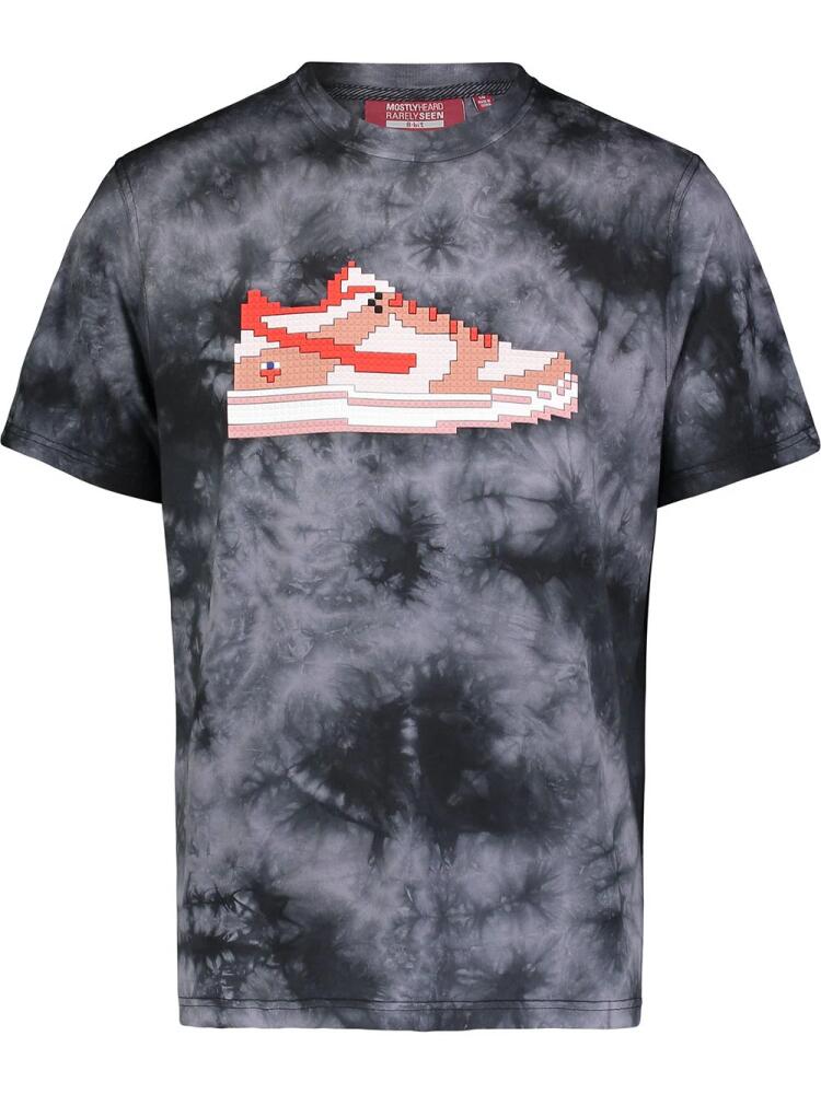 Mostly Heard Rarely Seen 8-Bit sneaker tie-dye T-shirt - Black Cover