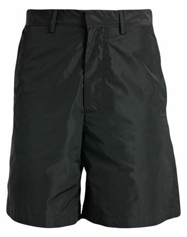 Off-white Man Shorts & Bermuda Shorts Black Polyester Cover