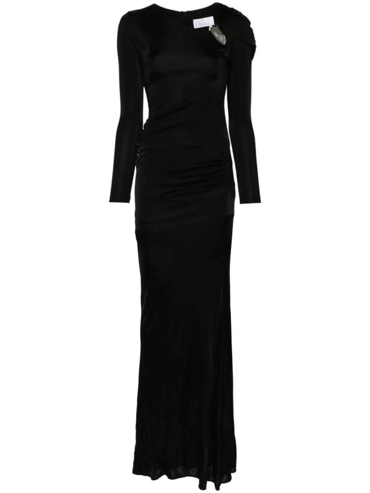 Giuseppe Di Morabito brooch detail dress - Black Cover