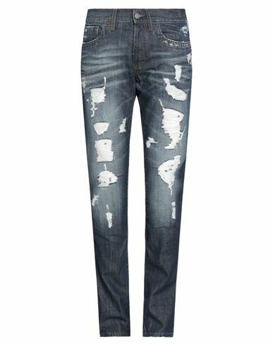 Bikkembergs Man Jeans Blue Cotton Cover