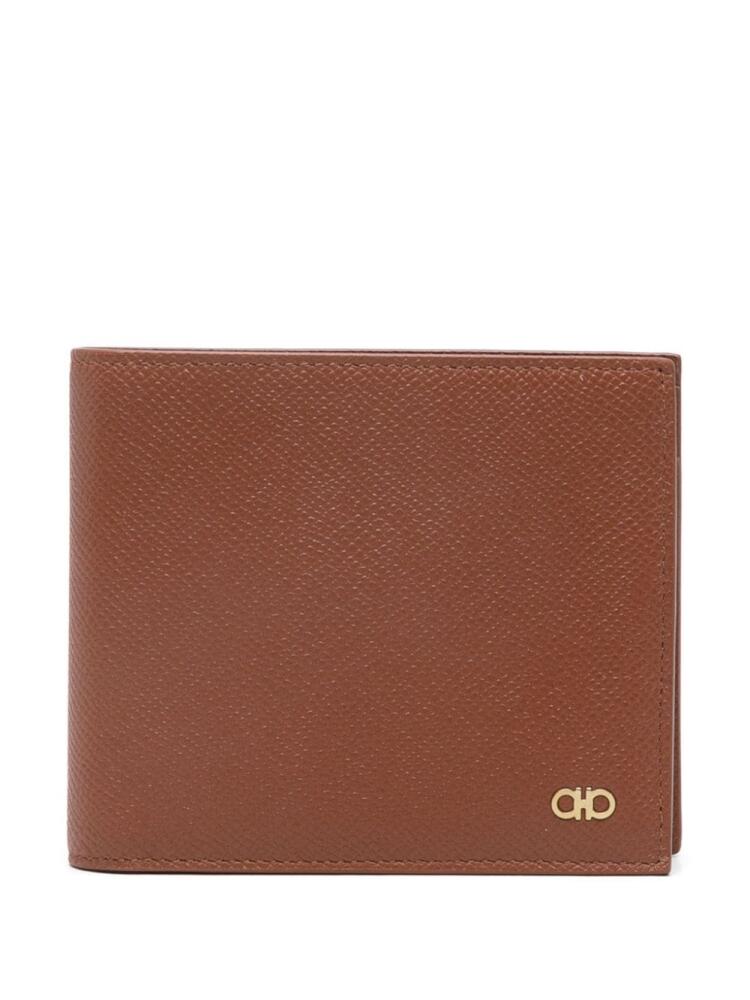 Ferragamo logo-plaque wallet - Brown Cover