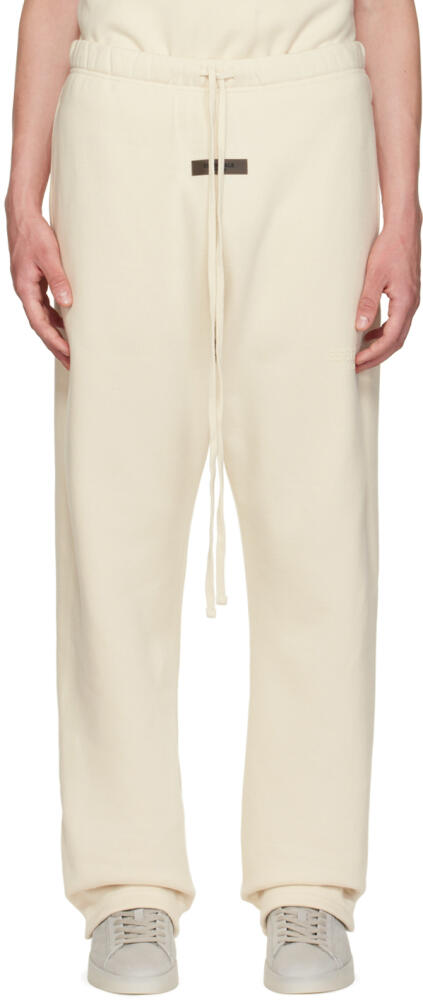 Fear of God ESSENTIALS Off-White Relaxed Lounge Pants Cover