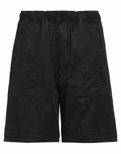 44 Label Group Man Shorts & Bermuda Shorts Black Cotton Cover