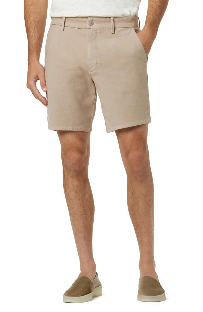 Joe's The Airsoft Slim Straight Leg Terry Chino Shorts in Cobblestone Cover