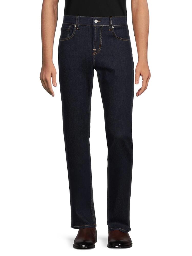 7 For All Mankind Men's Slim Straight Jeans - Rinse Cover