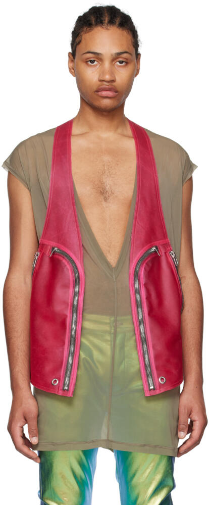 Rick Owens Pink Bauhaus Vest Cover