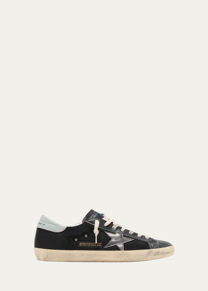 Golden Goose Men's Super-Star Leather Low-Top Sneakers Cover