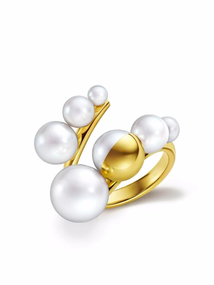 TASAKI 18kt yellow gold M/G TASAKI Shell freshwater pearl ring Cover