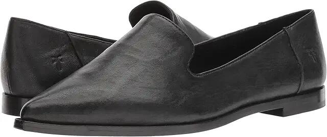 Frye Kenzie Venetian (Black Antique Soft Vintage) Women's Slip-on Dress Shoes Cover