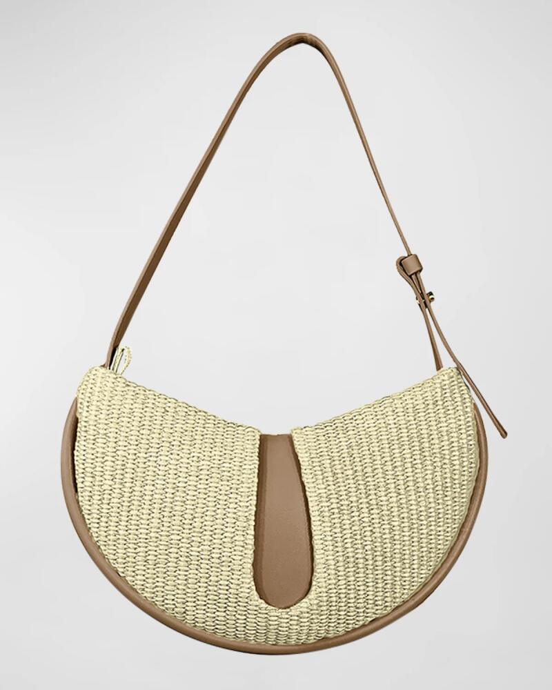 THEMOIRE Ebe Eco-Fabric Straw Shoulder Bag Cover