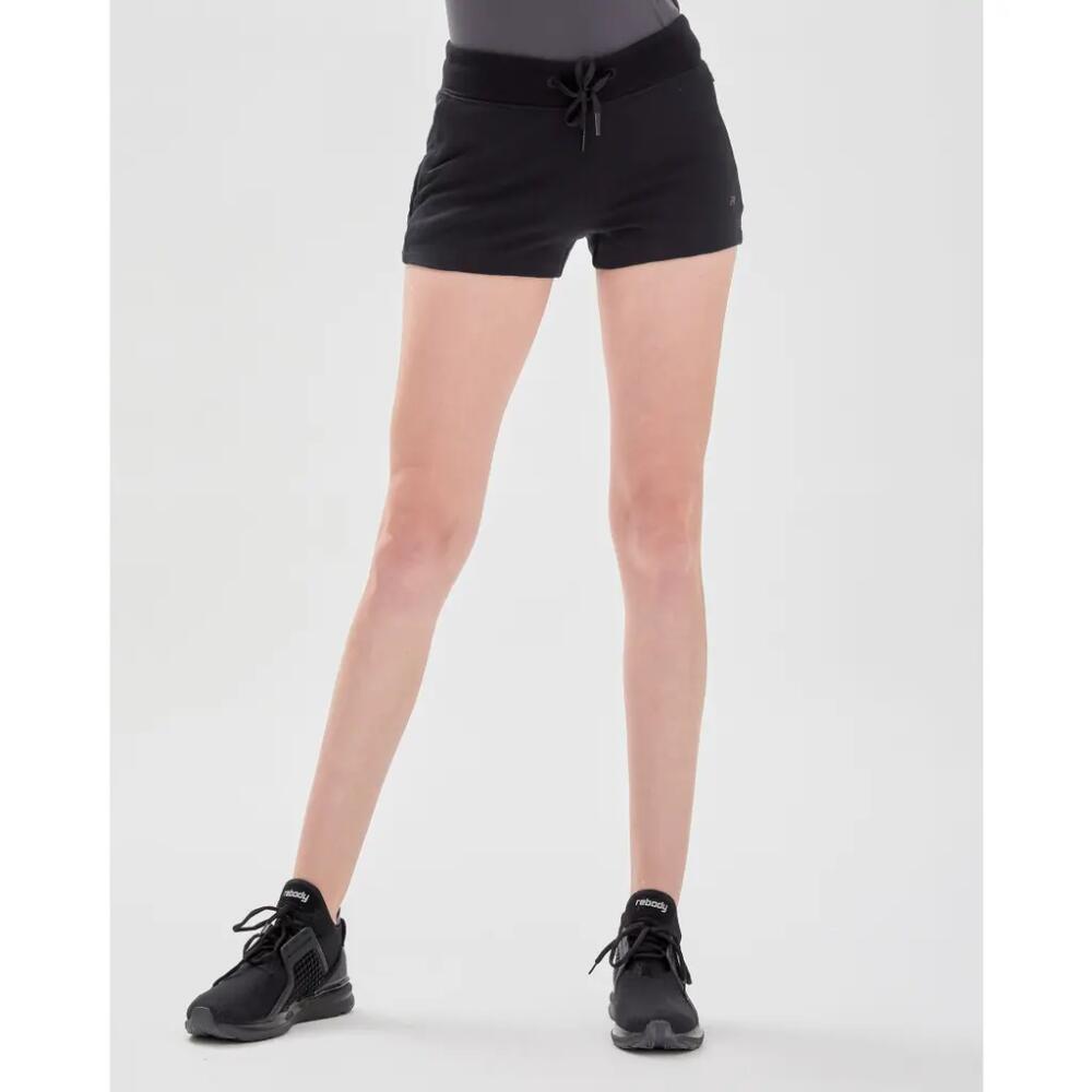 Rebody Active City Zip French Terry Shorts in Black Cover