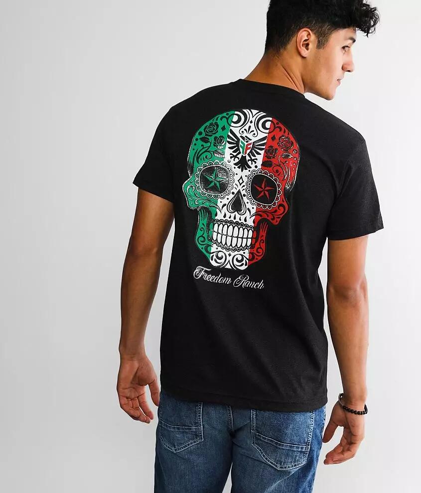 Freedom Ranch Skull T-Shirt Cover