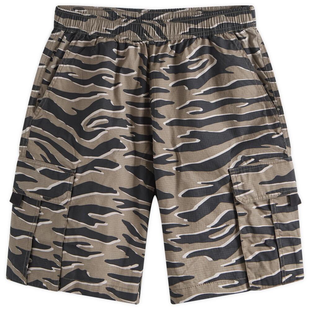 Patta Men's Ripstop Cargo Shorts in Tiger Stripe Camo Cover