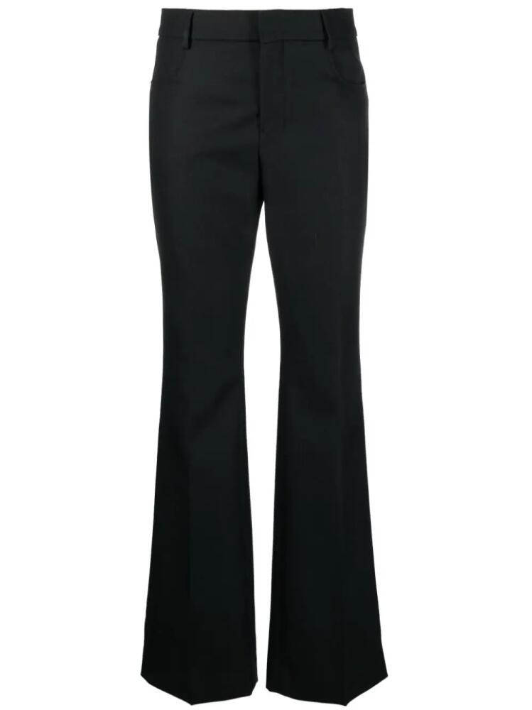 AMI Paris mid-rise flared trousers - Black Cover