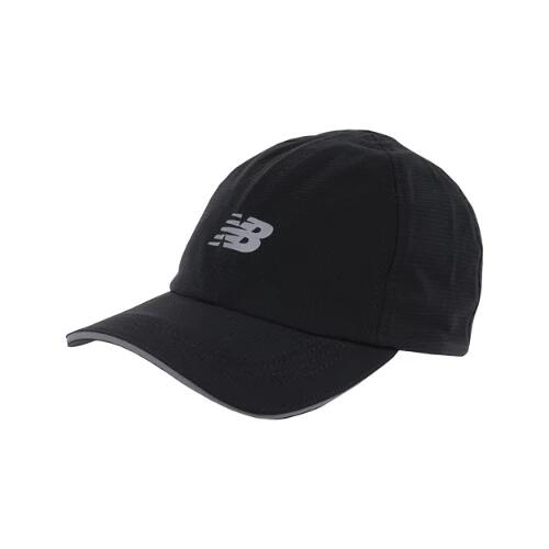 New Balance 6 Panel Performance Hat - Black Cover