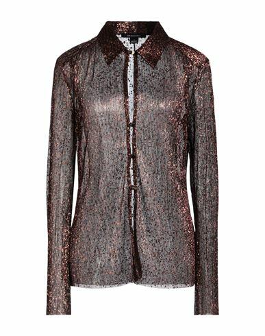 Sabina Musáyev Woman Shirt Bronze Polyester Cover