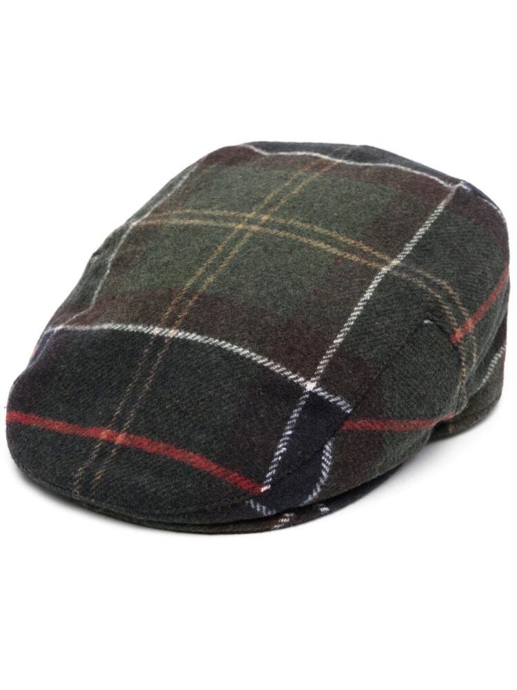 Barbour Gallingale tartan-check flat cap - Green Cover