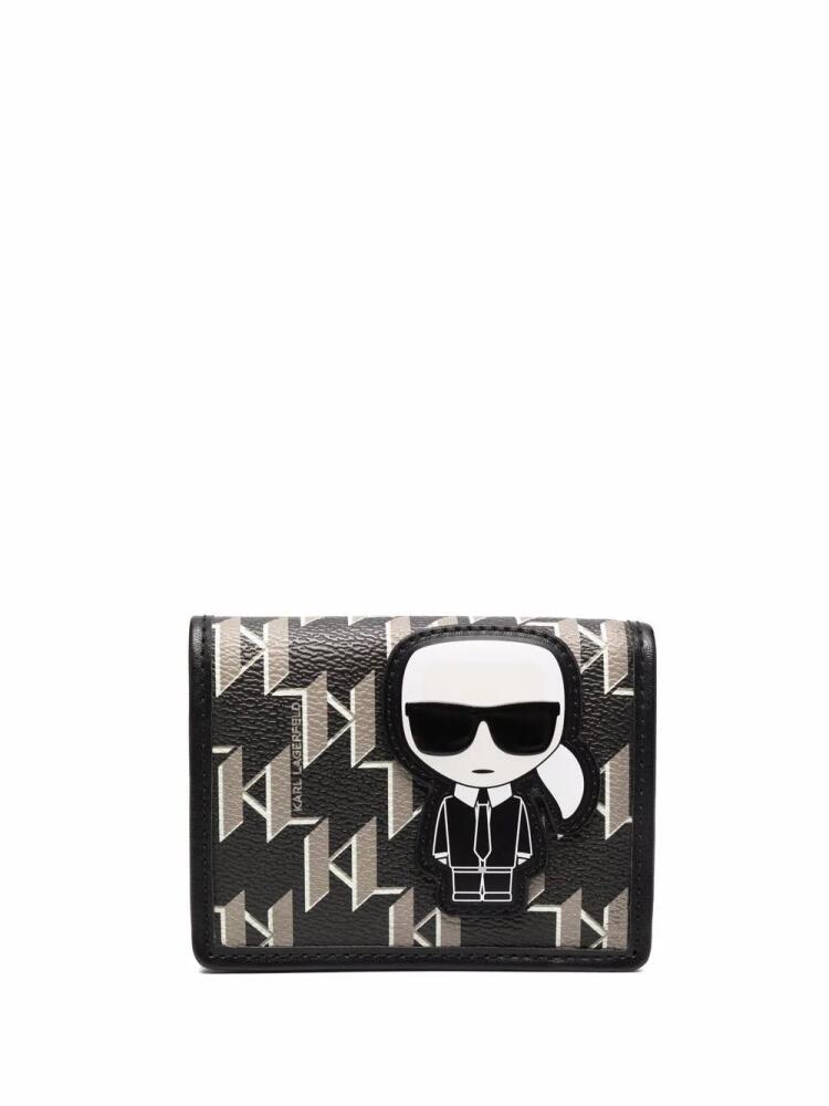 Karl Lagerfeld K/Ikonik Monogram belt bag - Black Cover