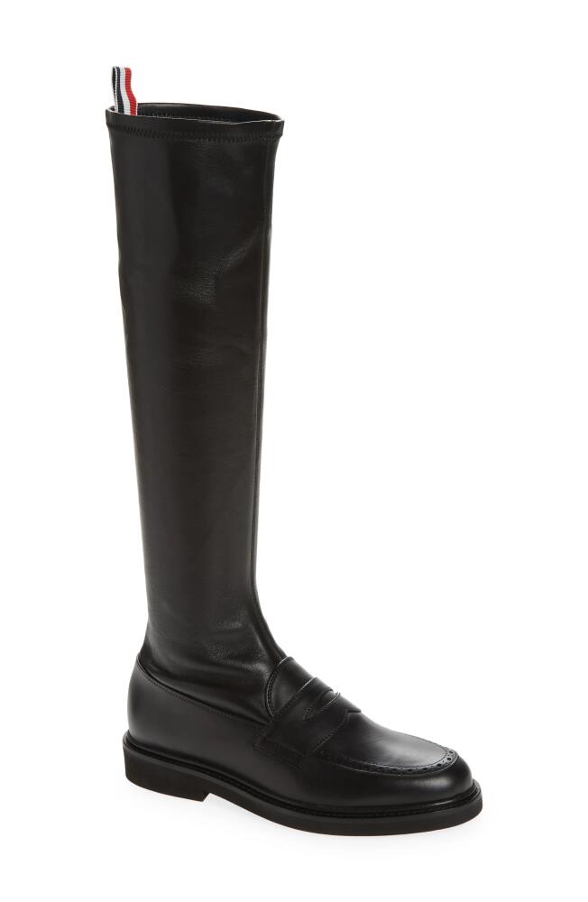 Thom Browne Penny Knee High Boot in Black Cover