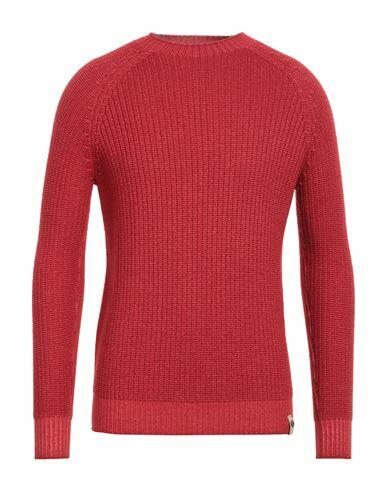 H953 Man Sweater Red Wool Cover