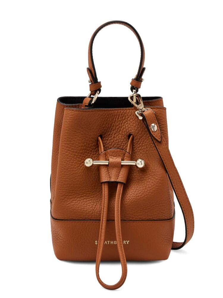 Strathberry Lana Osette leather shoulder bag - Brown Cover