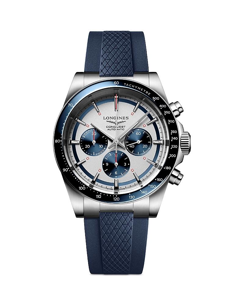 Longines Conquest Blue Chronograph, 42mm Cover