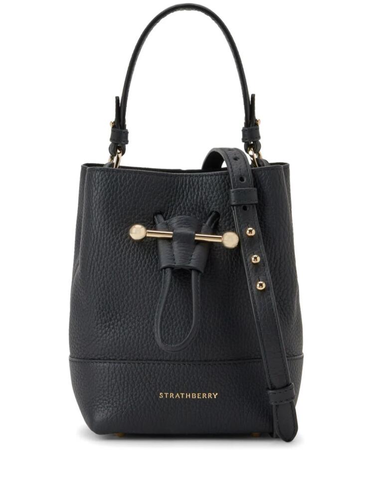 Strathberry Lana Osette leather shoulder bag - Black Cover