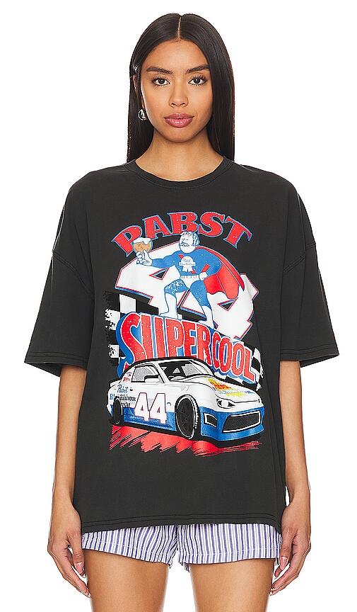 Philcos Pabst Supercool Racing Oversized Tee in Black Cover