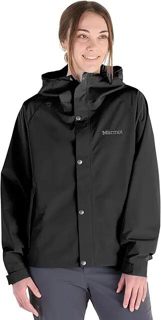 Marmot Cascade Rain Jacket (Black) Women's Coat Cover