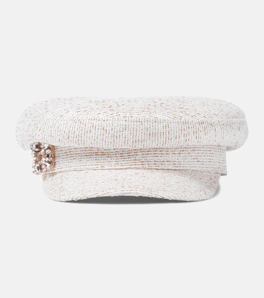 Roger Vivier Tweed newsboy cap Cover