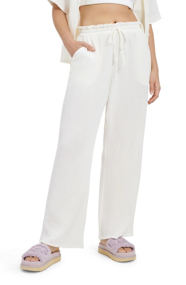 UGG(r) Karrie Cotton Gauze Lounge Pants in Nimbus Cover