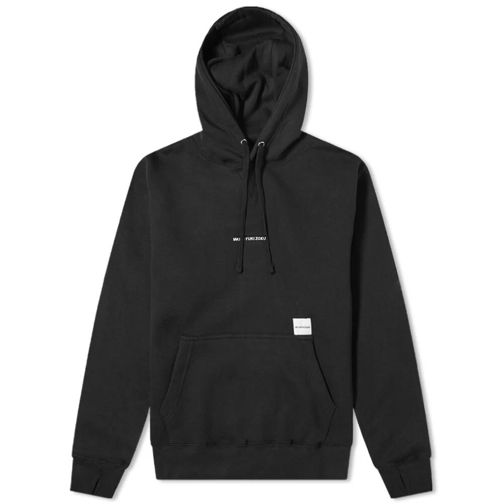 MKI Men's Embroidered Logo Hoodie in Black Cover