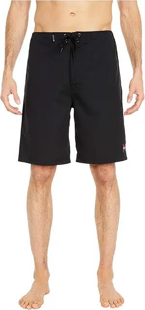 Hurley One Only 2.0 21 Boardshorts (Black/Red) Men's Swimwear Cover