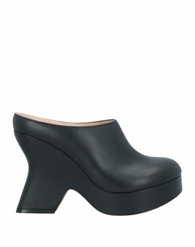 Loewe Woman Mules & Clogs Black Soft Leather Cover