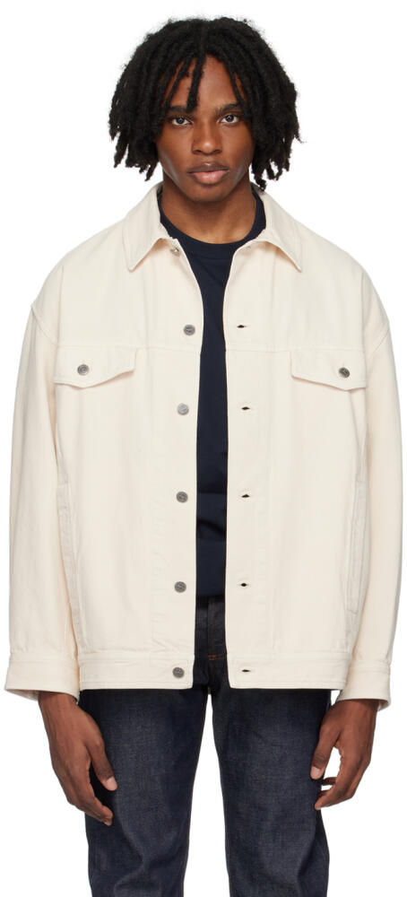 A.P.C. Beige Elvis Denim Jacket Cover