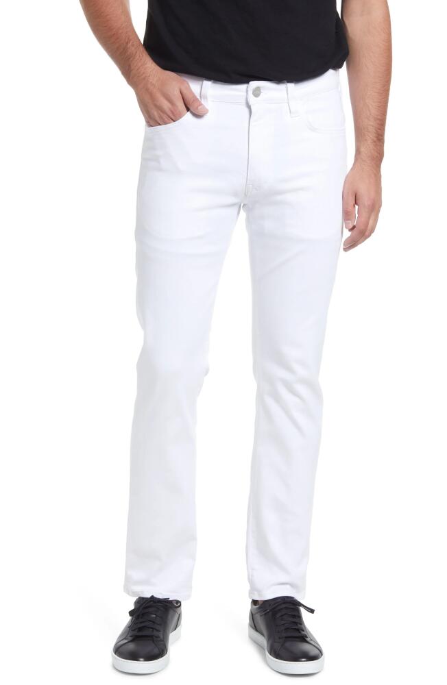 34 Heritage Courage Straight Leg Jeans in Double White Cover