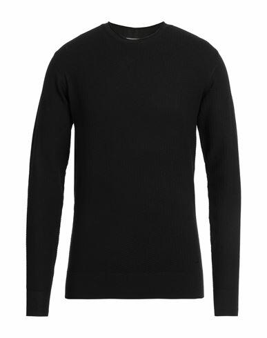 Yes Zee By Essenza Man Sweater Black Viscose, Nylon Cover