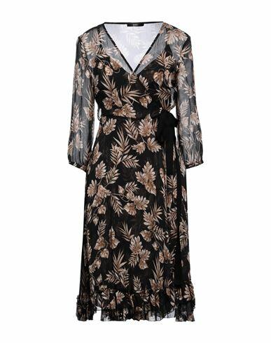 Seventy Sergio Tegon Woman Midi dress Black Viscose Cover