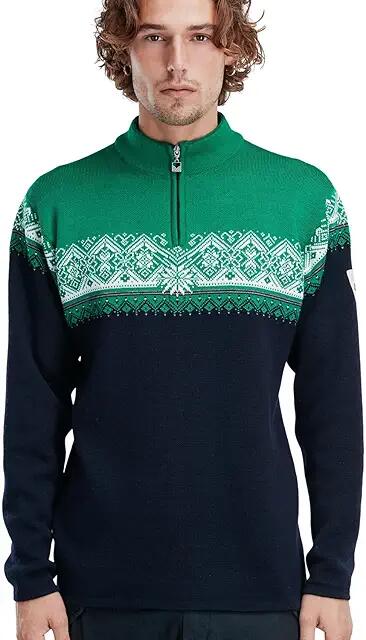 Dale of Norway Moritz Masculine (Navy/Bright Green) Men's Sweater Cover