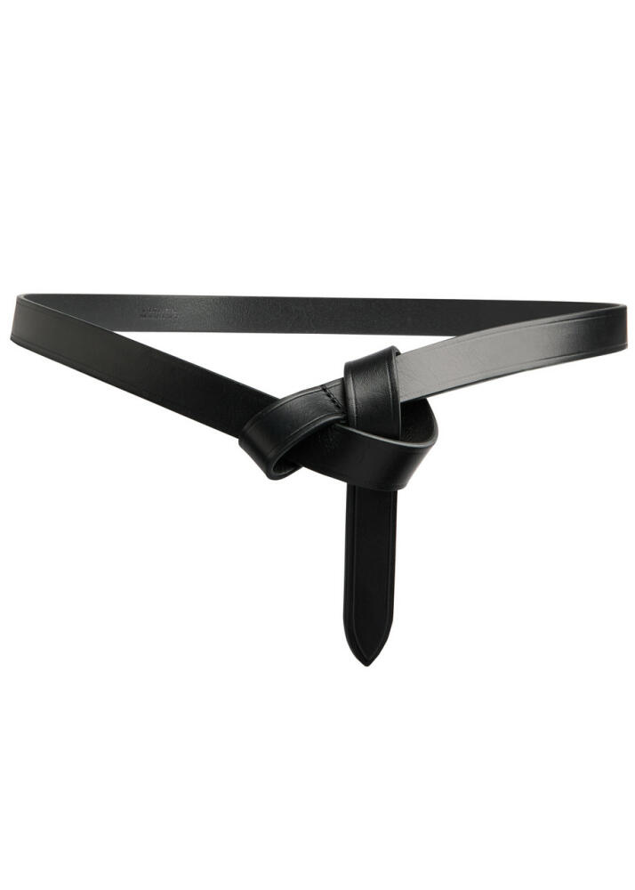 Isabel Marant Kirka Leather Belt - Black Cover