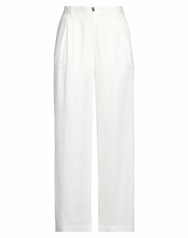 Blugirl Blumarine Woman Pants Off white Viscose, Polyamide, Metal, Polyester Cover