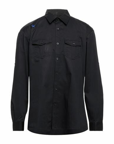 The Editor Man Shirt Black Cotton Cover