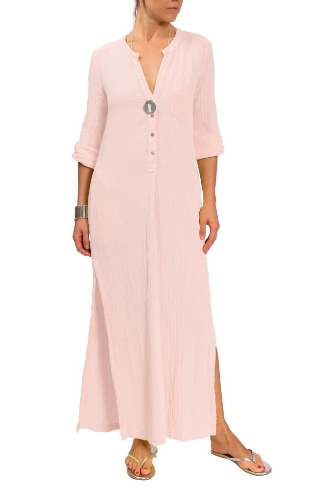 Everyday Ritual Tracey Cotton Caftan in Blush Cover