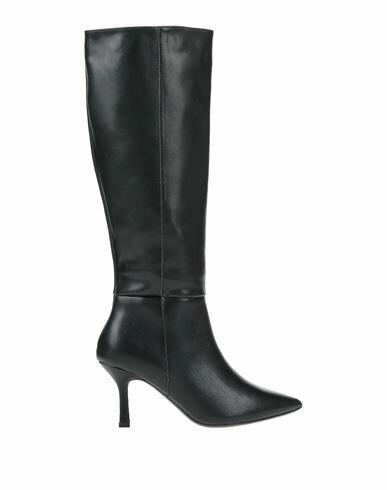 Francesco Milano Woman Boot Black Soft Leather Cover