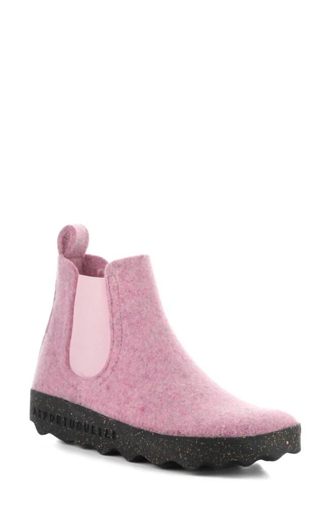 Asportuguesas by Fly London Caia Chelsa Boot in Pink Rewooly Cover