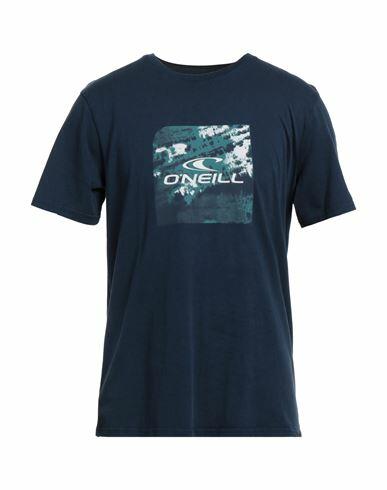 O'neill Man T-shirt Midnight blue Cotton Cover