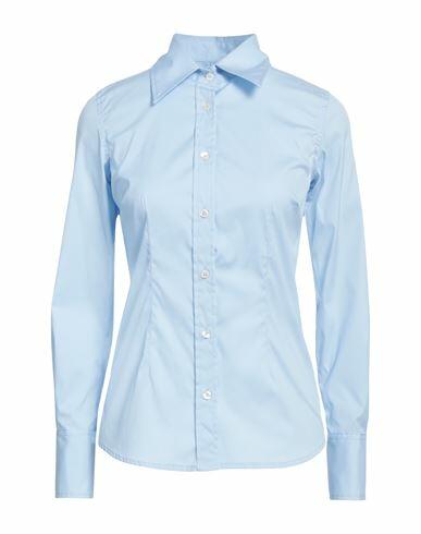 Grifoni Woman Shirt Light blue Cotton, Polyamide, Elastane Cover