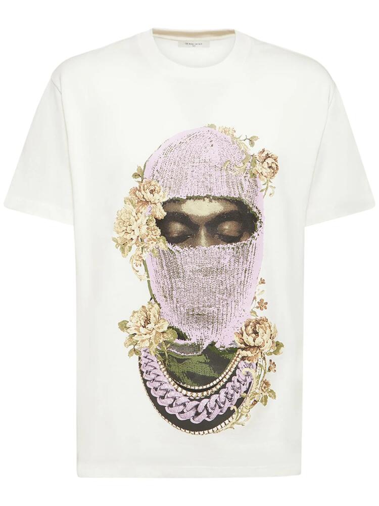 IH NOM UH NIT Mask Roses Printed T-shirt Cover