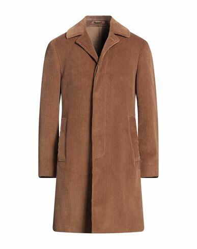 Lardini Man Coat Camel Cotton Cover